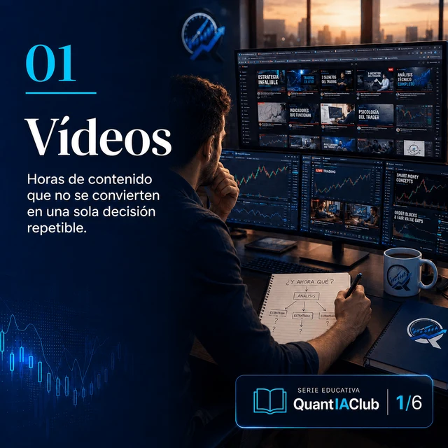 Vídeos: Horas de contenido consumidas. Cero decisiones que puedas defender el lunes siguiente.