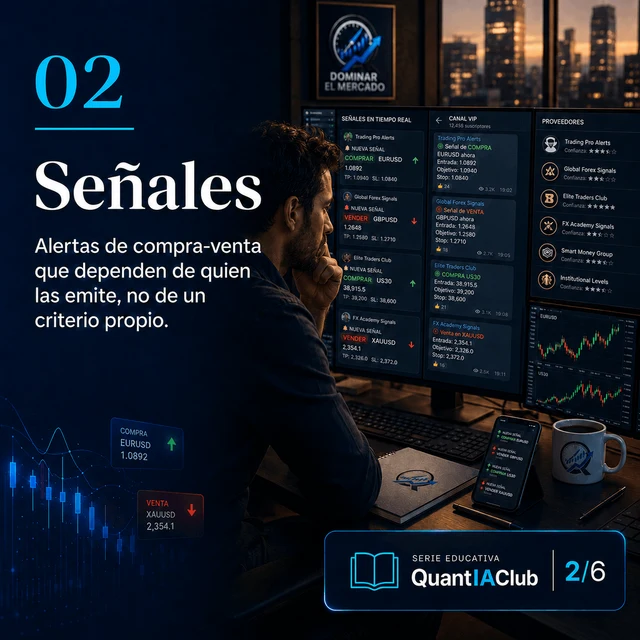 Señales: Compras y vendes porque alguien con más seguidores te lo dice. No porque tú sepas por qué.