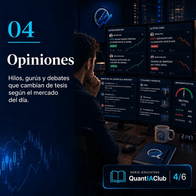 Opiniones: Hilos, podcasts, gurús. Tres tesis contradictorias antes del desayuno.